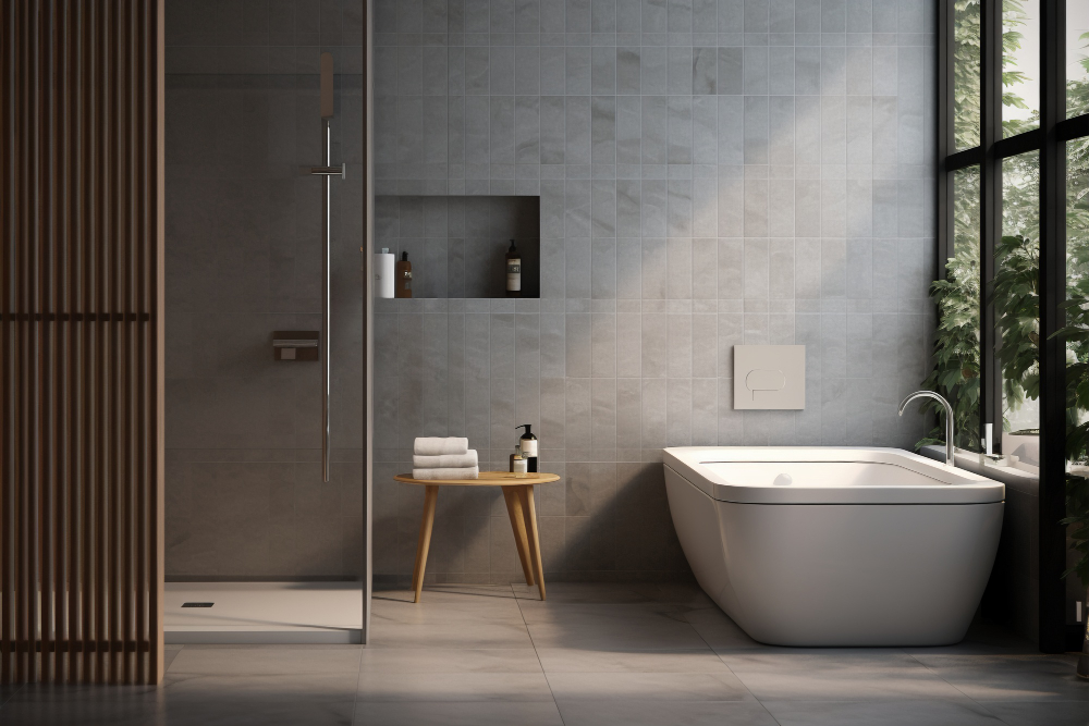 Doccia bagno moderno